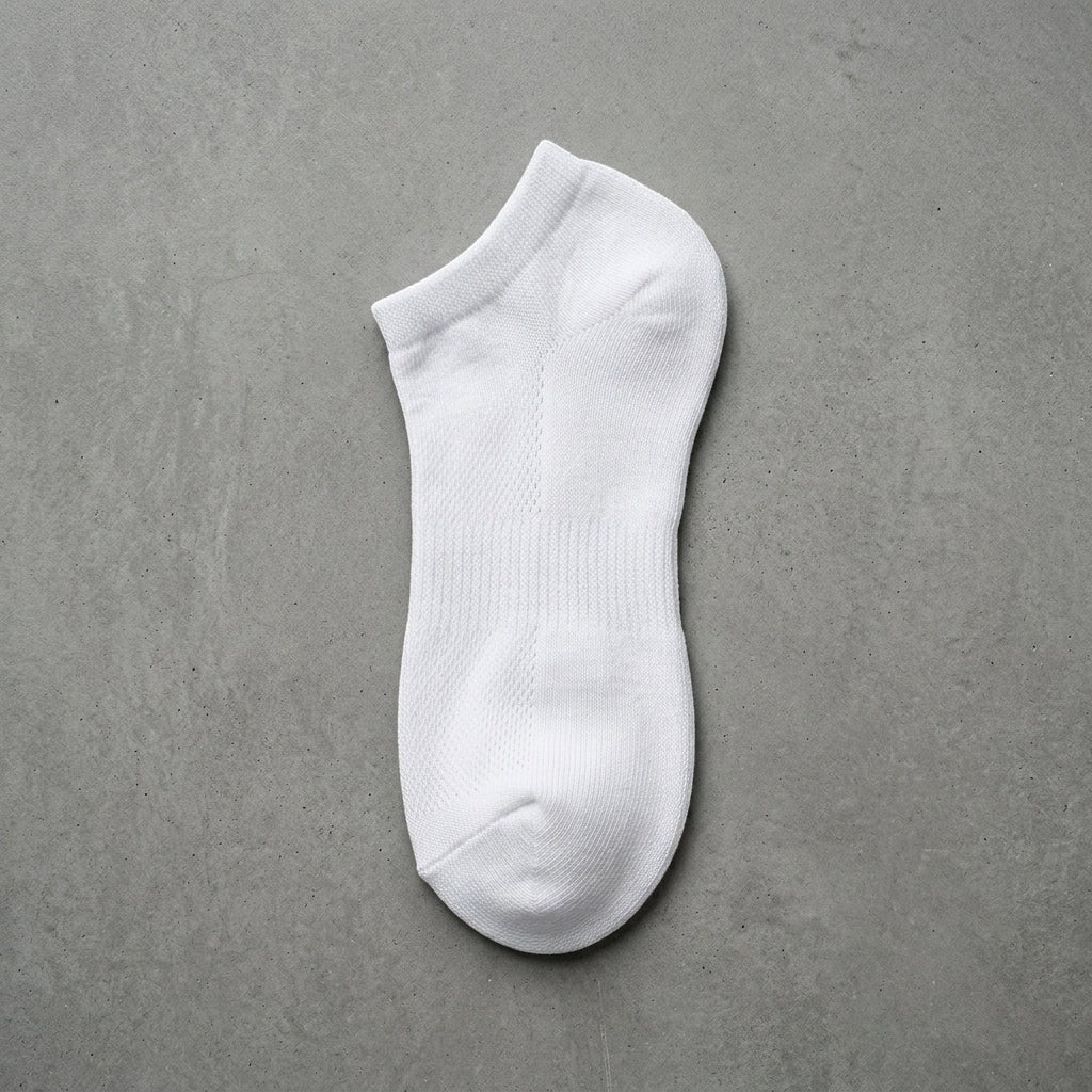 Calcetines deportivos blancos El buen Tin de tejido grueso y absorbente para caballero